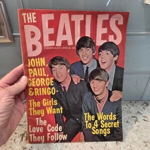 Vintage 1964 The Beatles Personality Annual Magazine PDE Collectible Beatlemania